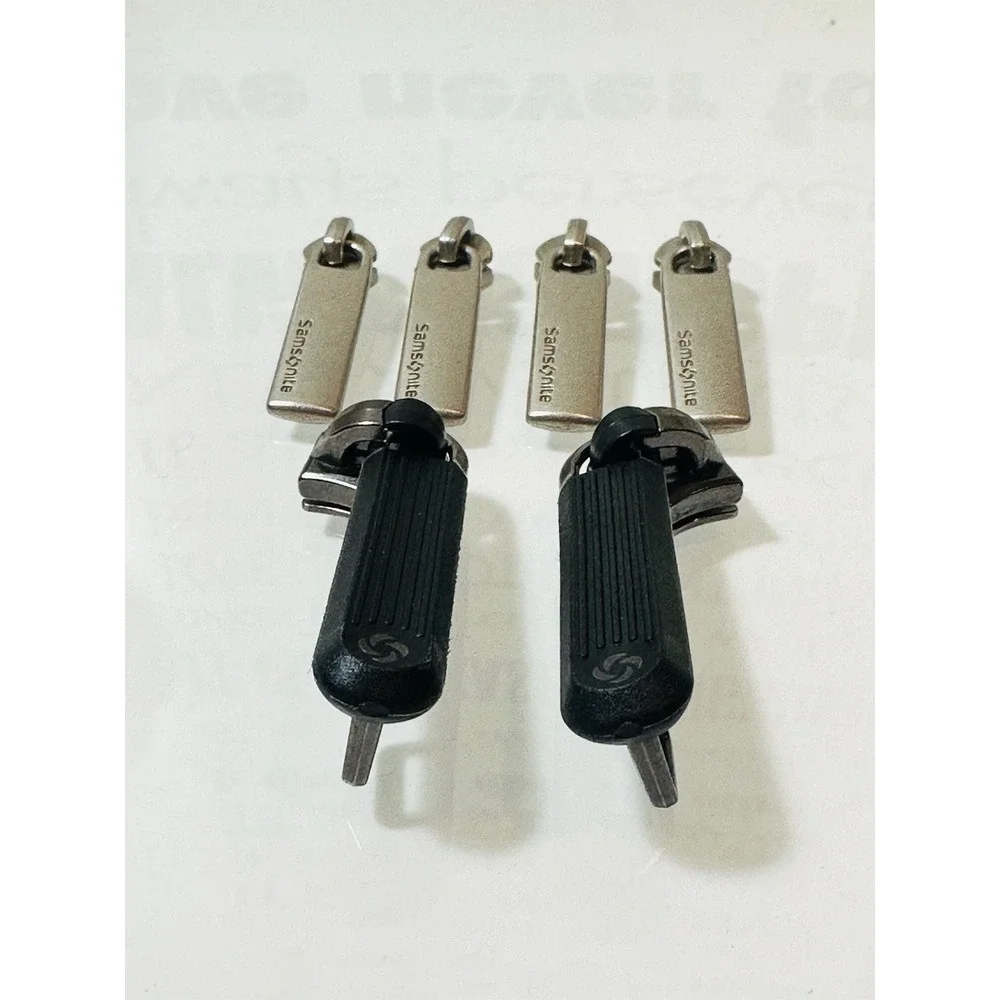 Lot of 6 Replacement Zipper Pulls Sliders for Samsonite Element XLT 2.0  Luggage